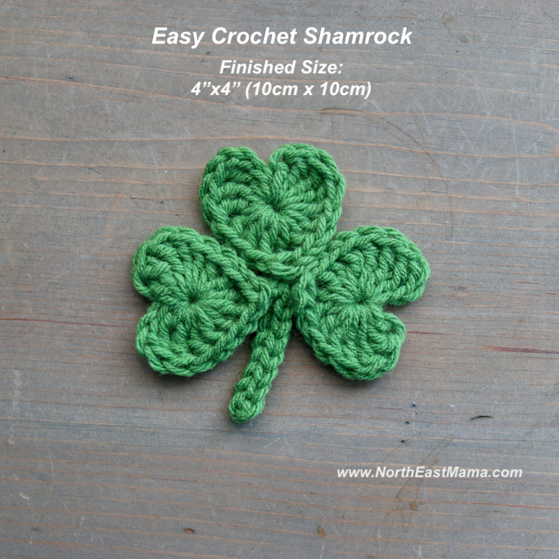 Easy Crochet Shamrock pattern / EASY crochet clover tutorial 