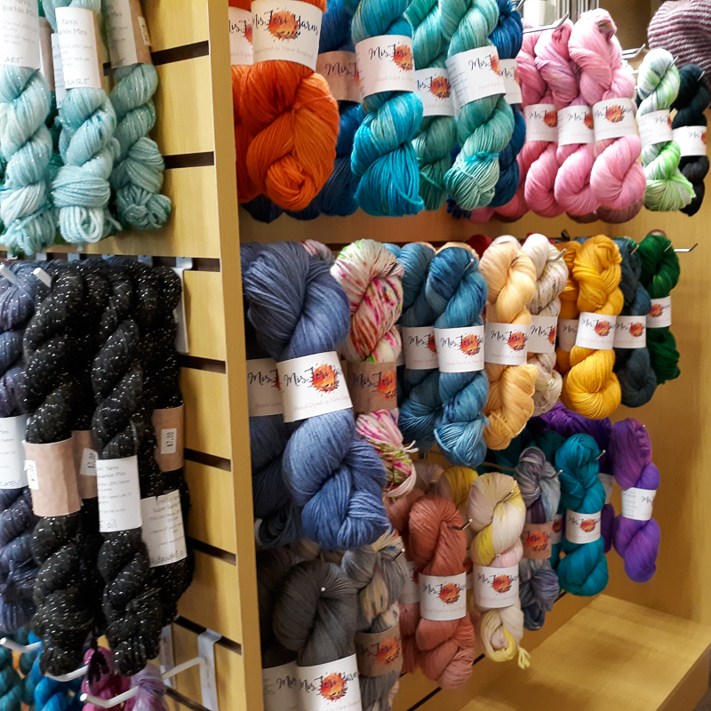 Mis Tori Yarns are sold exclusively at The Yarn Bank